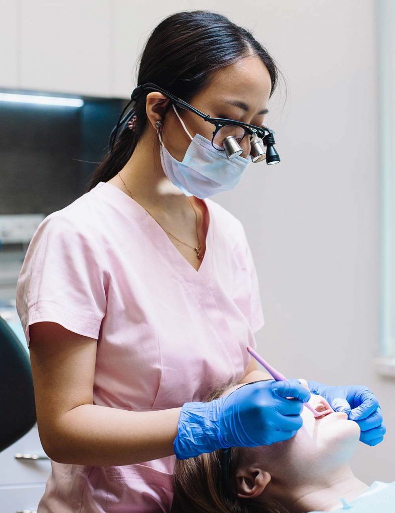 Patient put to sleep anaesthesia